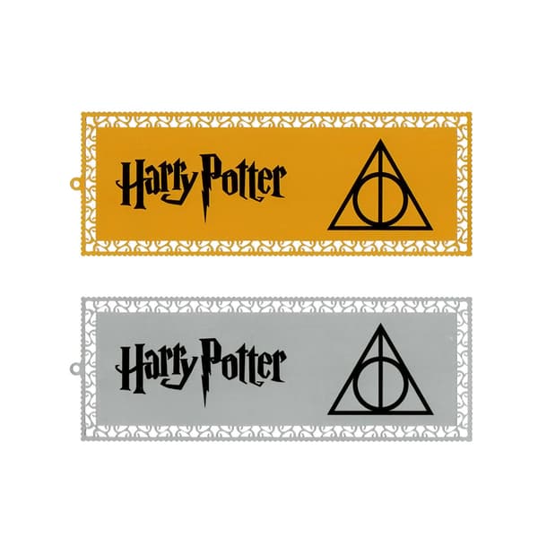 2 kpl Harry Potter The Deathly Hallows Metalli Kirjanmerkit