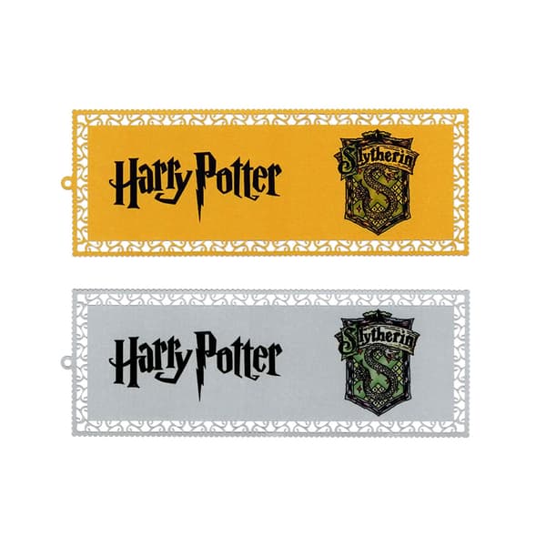 2 stk Harry Potter Slytherin Metall Bokmerker