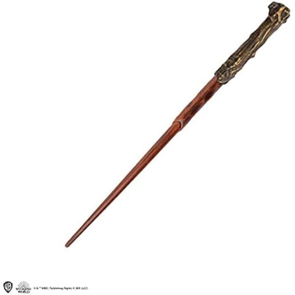 Cinereplicas Harry Potter - Harry Potter-stav med fot och lentikulärt bokmärke - Officiell licens