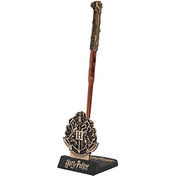 Cinereplicas Harry Potter - Harry Potter-stav med fot och lentikulärt bokmärke - Officiell licens