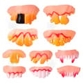 Miniatyrbild 1 av 4: INN Vampyrtänder 10 modeller 5x3x2cm Halloween Demon Tänder för Halloween Makeup Rekvisita Christmas Vampi Tooth