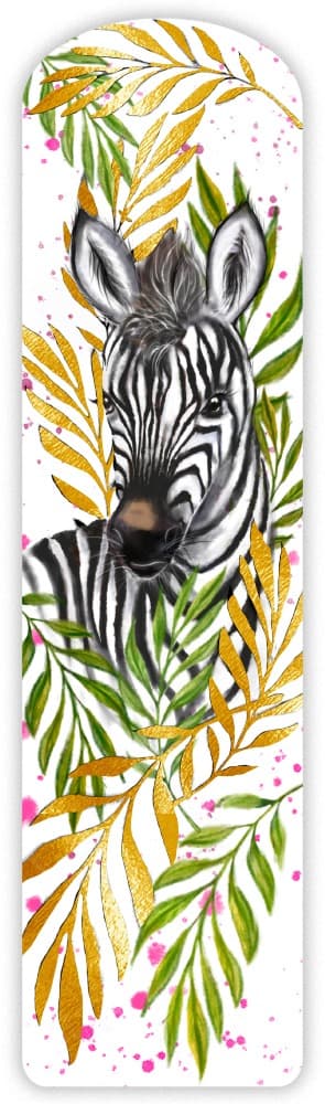 Perinteinen kirjanmerkki kullattu Zebra Henry