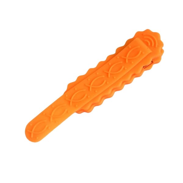 INF Set med 2 minimalistiska silikonbokmärken Orange