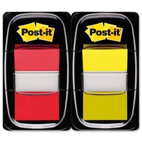 Post-it Standard Bookmark 25,4 x 44 mm Förpackning med...