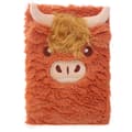 Miniatyrbillede 4 af 4: Fluffy Plush Notebook - Highland Coo Cow