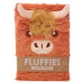 Miniatyrbillede 1 af 4: Fluffy Plush Notebook - Highland Coo Cow