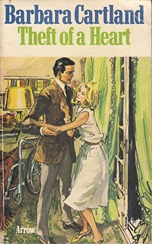 Theft of a heart by Cartland, Barbara Paperback Book Pre-Owned English