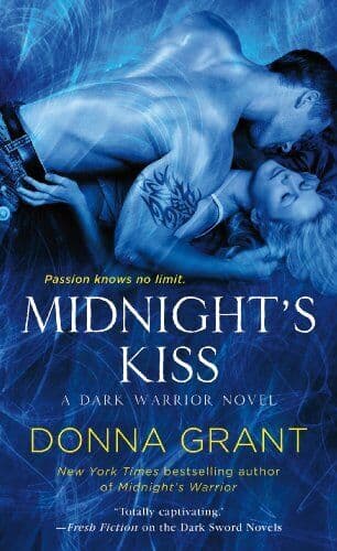 Midnight’s Kiss (Dark Warriors), Donna Grant Paperback Book Pre-Owned English