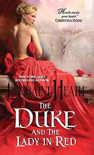 The Duke and the Lady in Red by Heath, Lorraine Paperback Book Pre-Owned English
