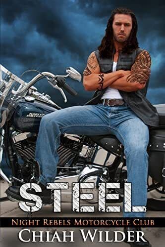 STEEL: Night Rebels Motorcycle Club R, Wilder, Chiah Paperback Book Pre-Owned English