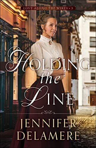 Holding the Line (Love Along the Wires), Delamere Paperback Book Pre-Owned English