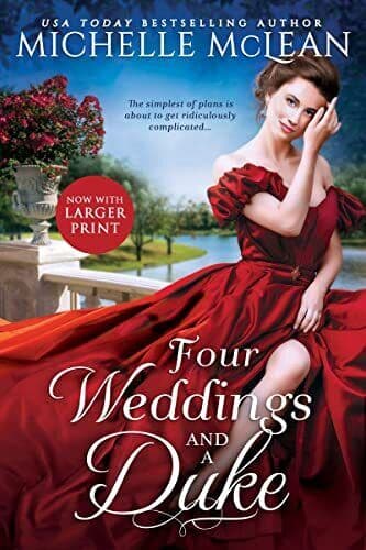Four Weddings and a Duke, McLean, Michelle Paperback Book Pre-Owned English