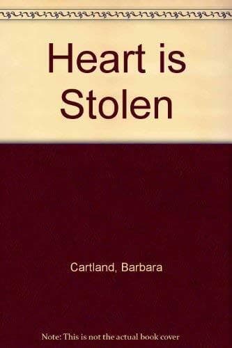 Heart is Stolen, Cartland, Barbara Paperback Book Pre-Owned English