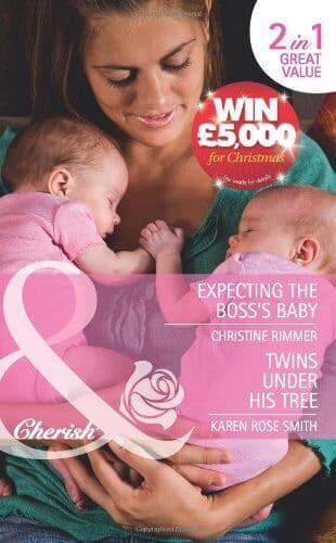 Expecting the Boss&#8217;s Baby/Twins Under His Tree: 16 ( by Christine Rimmer Paperback Book Pre-Owned English