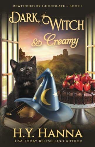 Dark, Witch &#038; Creamy (BEWITCHED BY CHOCOLATE Mysteries ~ by Hanna, H.Y. Paperback Book Pre-Owned English