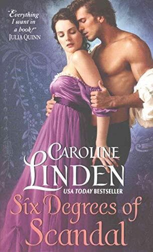 Six Degrees of Scandal by Linden, Caroline Paperback Book Pre-Owned English