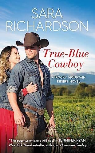 True-Blue Cowboy: Includes a bonus , Richardson, Sar Paperback Book Pre-Owned English