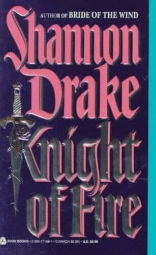 Knight of Fire, Drake, Shannon Paperback Book Pre-Owned English