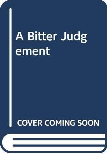 A Bitter Judgement, Lennox, Marion Paperback Book Pre-Owned English