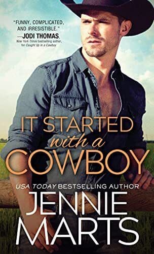 It Started with a Cowboy: 3 (Cowboys , Marts, Jennie Paperback Book Pre-Owned English