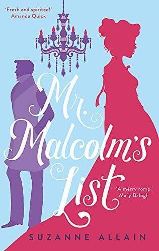 Mr Malcolm&#8217;s List: a bright and witty Regency romp, perfec by Allain, Suzanne Paperback Book Pre-Owned English