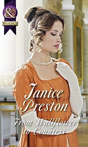 From Wallflower to Countess by Janice Preston Paperback Book Pre-Owned English