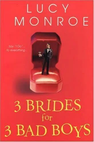 3 Brides for 3 Bad Boys, Monroe, Lucy Paperback Book Pre-Owned English