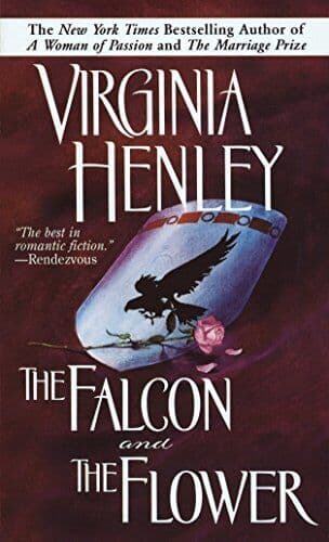 The Falcon and the Flower (Medieval, Virginia Henley Paperback Book Pre-Owned English
