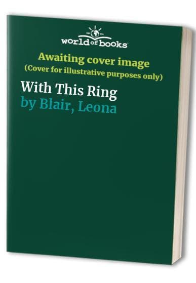 With This Ring, Blair, Leona Paperback Book Pre-Owned English