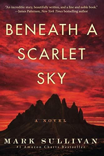 Beneath a Scarlet Sky: A Novel by Sullivan, Mark Paperback Book Pre-Owned English