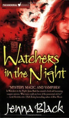 Watchers in the Night (Guardians of the Night) by Black, Jenna Paperback Book Pre-Owned English