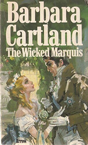 The Wicked Marquis by Cartland, Barbara Paperback Book Pre-Owned English