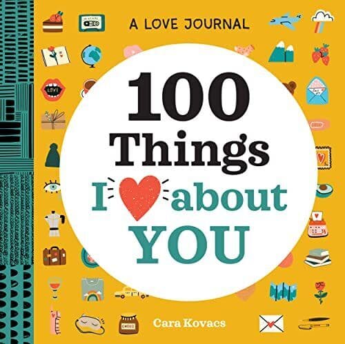 A Love Journal: 100 Things I Love abou, Kovacs, Cara Paperback Book Pre-Owned English