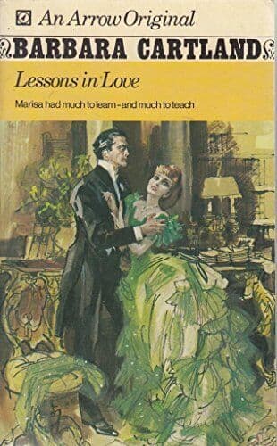 Lessons in love by Cartland, Barbara Paperback Book Pre-Owned English