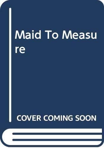 Maid To Measure, Webber, Meredith Paperback Book Pre-Owned English