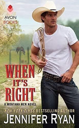 When It&#8217;s Right: A Montana Men Novel, Ryan, Jennifer Paperback Book Pre-Owned English