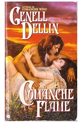 Comanche Flame, Dellin, Genell Paperback Book Pre-Owned English