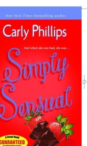 Simply Sensual, Phillips, Carly Paperback Book Pre-Owned English