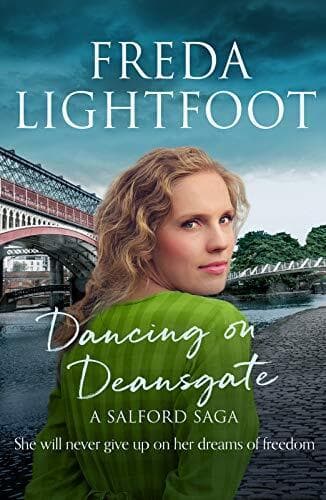 Dancing on Deansgate (Salford Saga) (A Salford Saga) by Freda Lightfoot Paperback Book Pre-Owned English