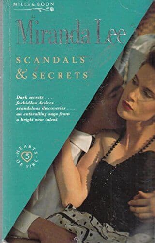 Scandals and Secrets (Hearts of Fire) by Lee, Miranda  Paperback Book Pre-Owned English