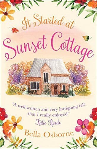 It Started at Sunset Cottage by Osborne, Bella Paperback Book Pre-Owned English