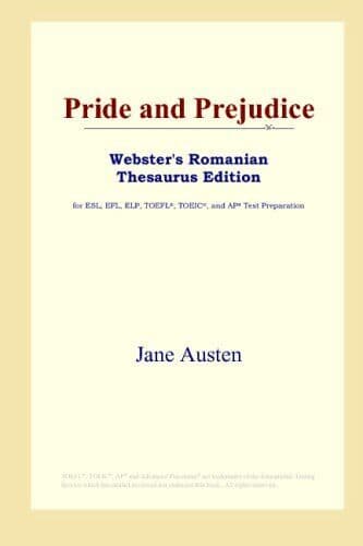 Pride and Prejudice (Webster&#8217;s Romania, Austen, Jane Paperback Book Pre-Owned English