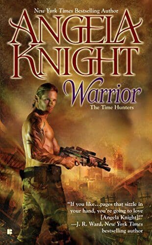 Warrior : The Time Hunters (Berkley Sensation) by Angela Knight Paperback Book Pre-Owned English