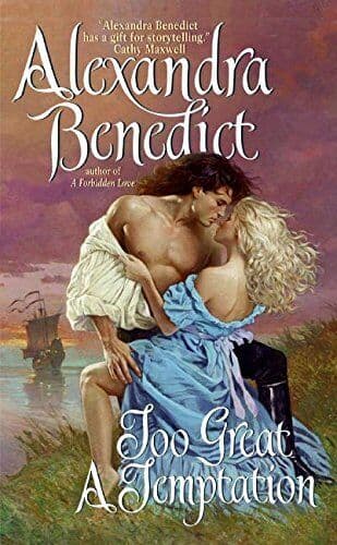 Too Great a Temptation by Alexandra Benedict  Paperback Book Pre-Owned English