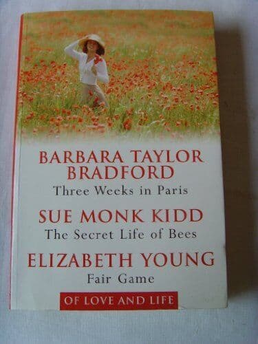 THREE WEEKS IN PARIS : THE SECRET LIFE OF BEES : FAIR GAME. by Elizabeth Young Paperback Book Pre-Owned English