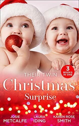 Their Twin Christmas Surprise: Twins for a Christmas Bri by Smith, Karen Rose Paperback Book Pre-Owned English