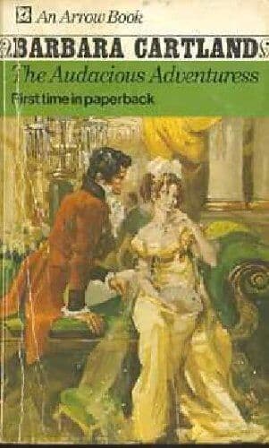 The audacious adventuress by Cartland, Barbara Paperback Book Pre-Owned English