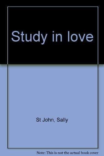 Study in love by Sally St John Paperback Book Pre-Owned English