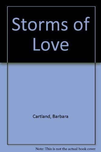 Storms of Love by Cartland, Barbara  Paperback Book Pre-Owned English