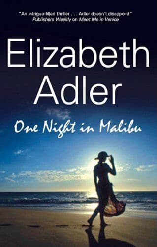One Night in Malibu, Adler, Elizabeth Paperback Book Pre-Owned English